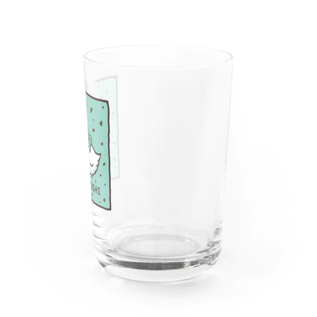 nodokaのもじゃむしグラス チョコミント Water Glass :right