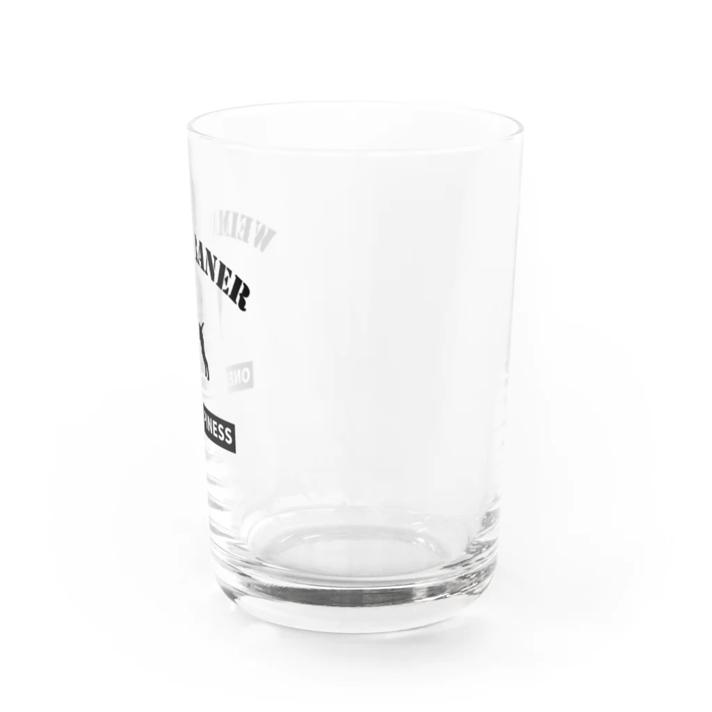 onehappinessのONEHAPPINESS　ワイマラナー Water Glass :right