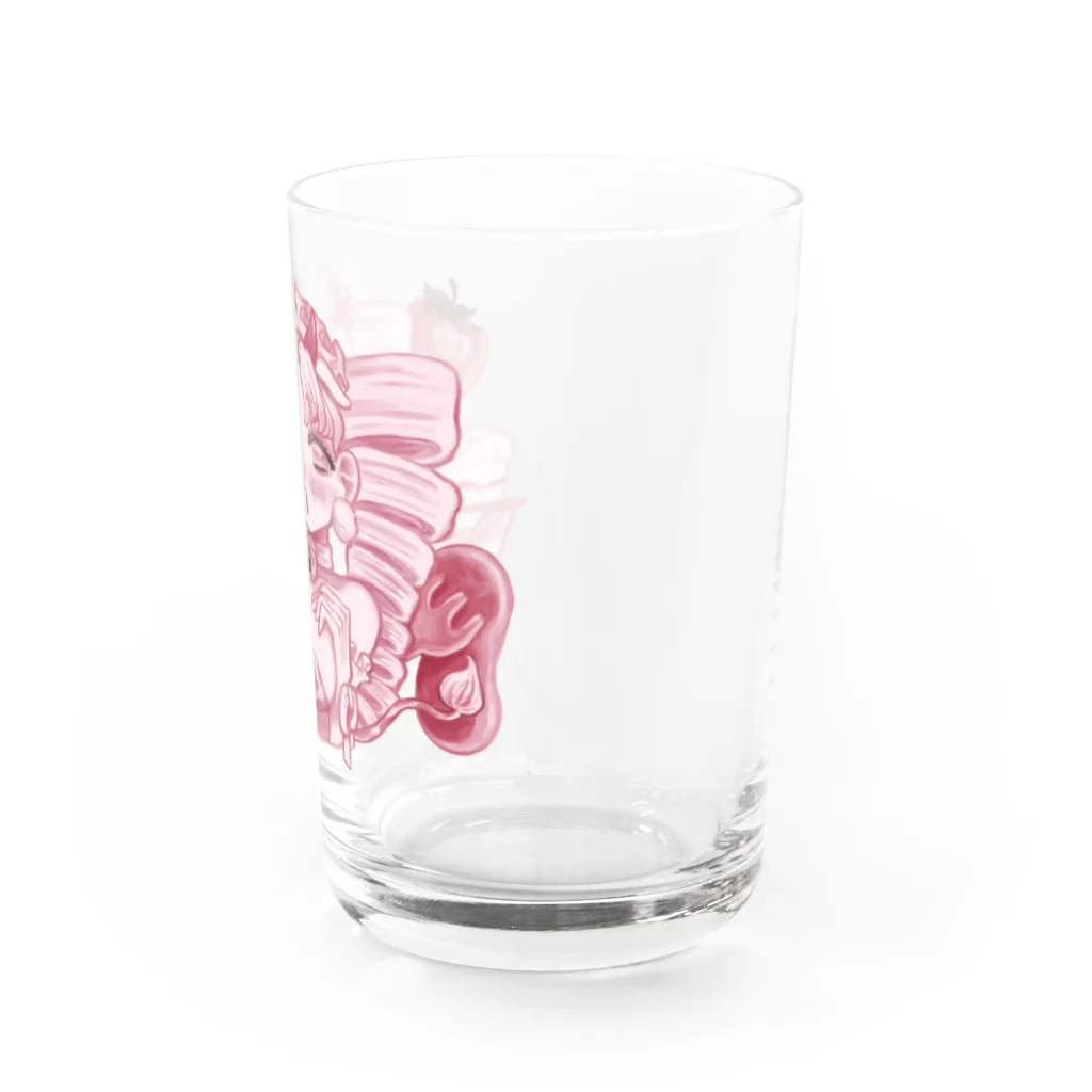 白玉フルーツポンチのMoo❤️Moo❤️Cow Water Glass :right