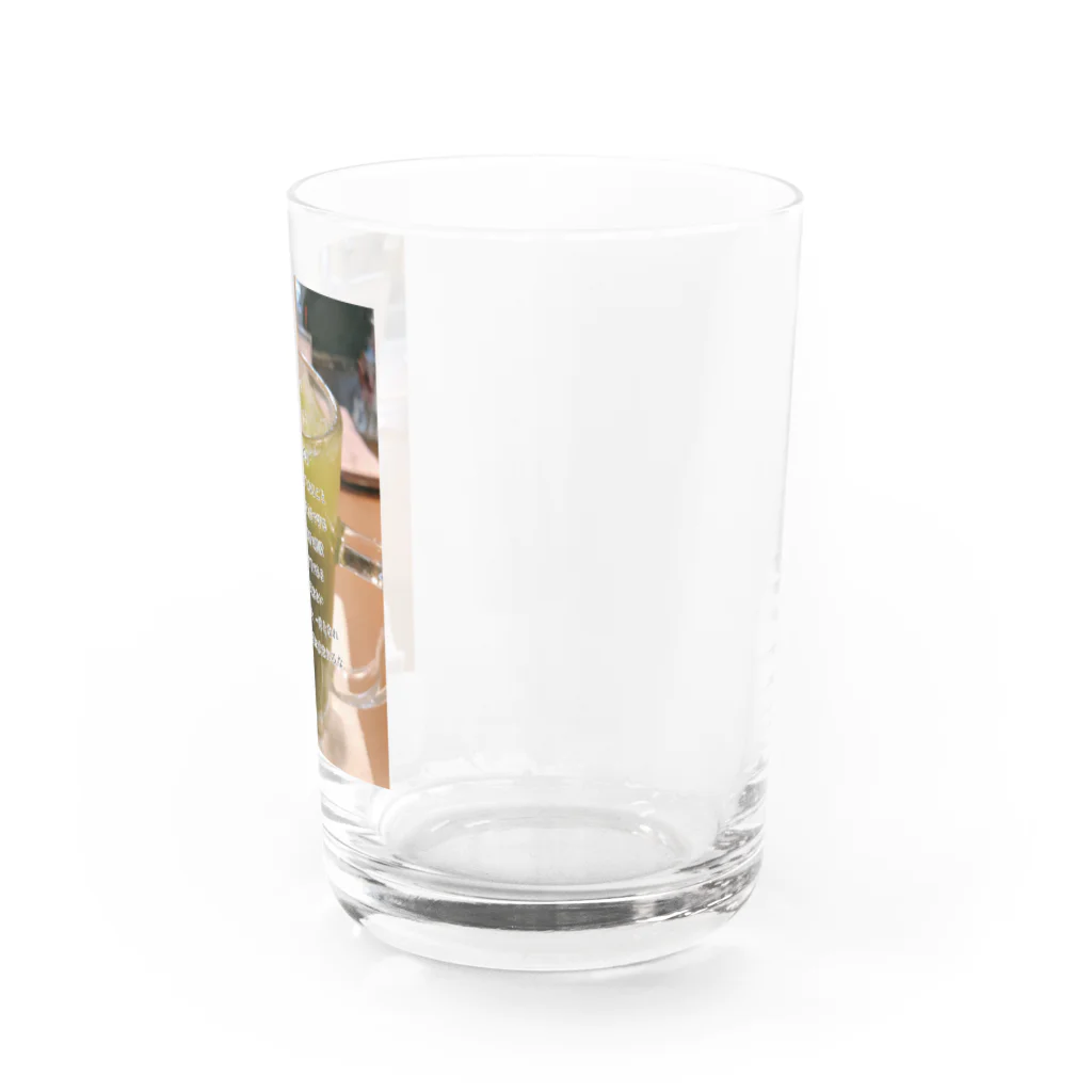 感じろきょむり（30歳）の酒クズ会会訓 Water Glass :right