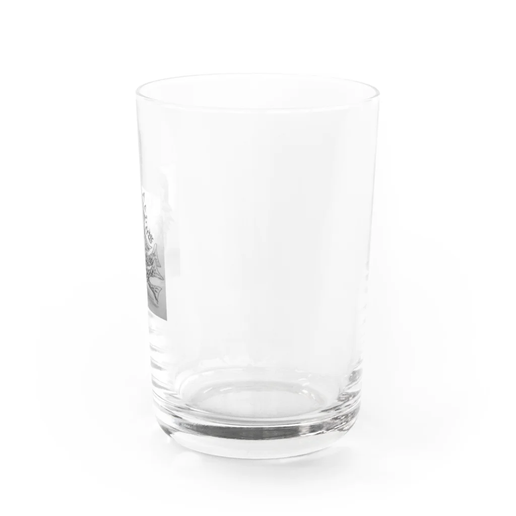 39Sのアマビエ様 Water Glass :right