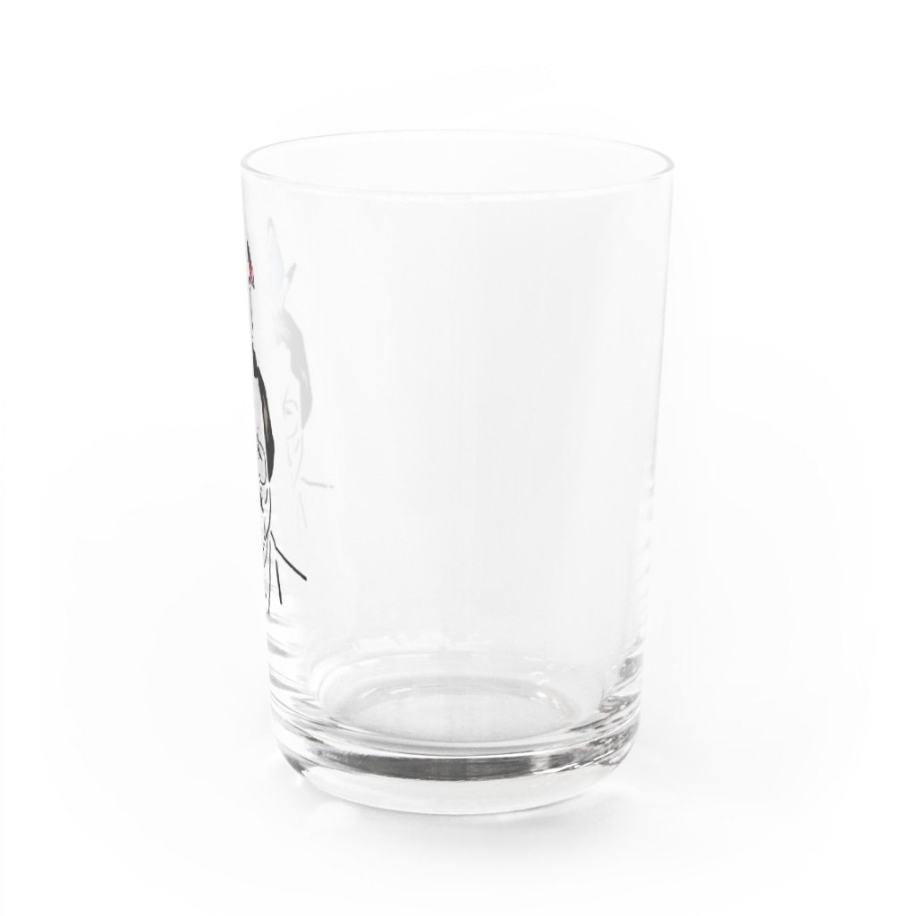 EASEの文鳥&部長 Water Glass :right