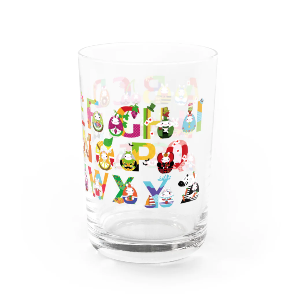 *NAGI*（ナギ）のアルファベットウサギノタマゴ Water Glass :right