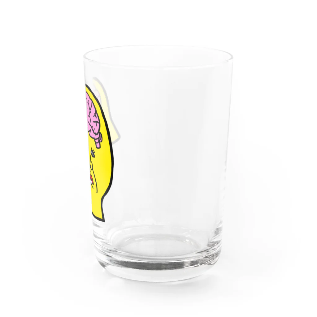 右手リアンうめもと公式の人体の不思議くん Water Glass :right