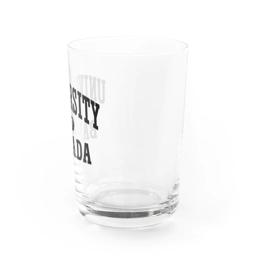 グラフィンのバカダ大学 BAKADA UNIVERSITY Water Glass :right