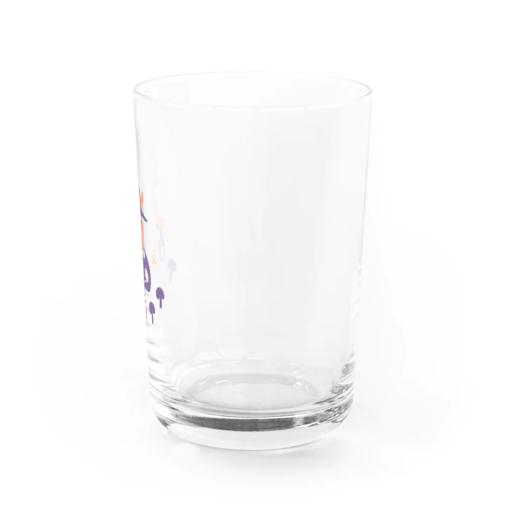 ナコの夜の森(うさぎ) Water Glass :right