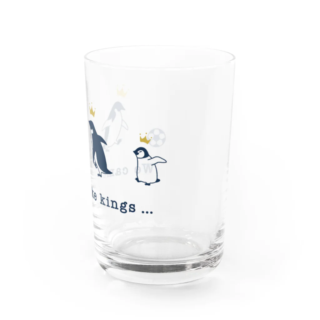 toriのおみせのPenguins (ネイビー) Water Glass :right