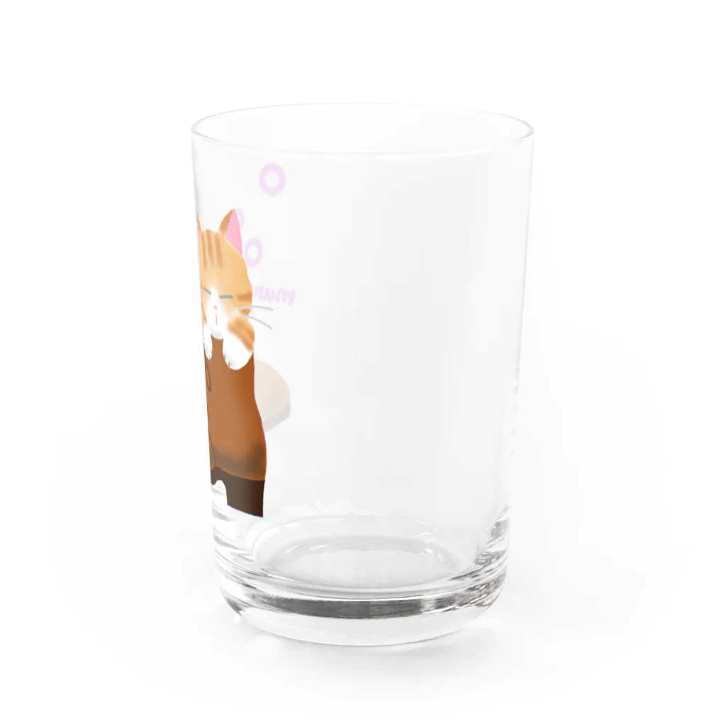 SU-KUのI can't beat sleep Ⅱ Water Glass :right