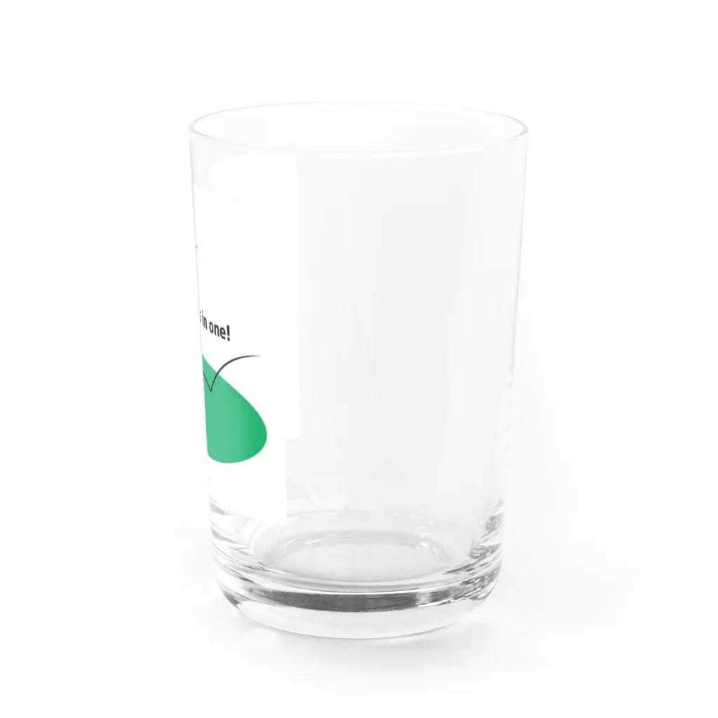 SAKURA スタイルのゴルフ Water Glass :right