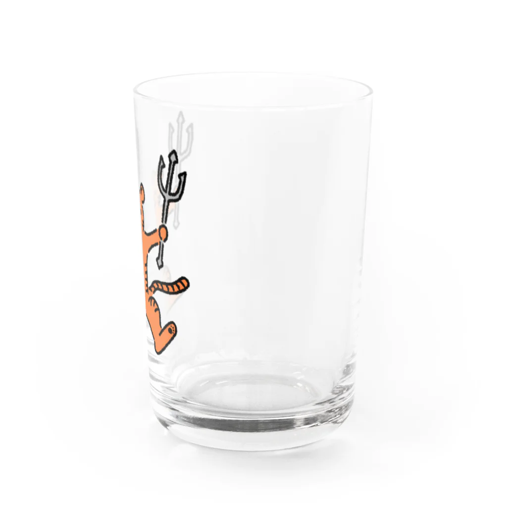 サメ わりとおもいのとらイデント Water Glass :right