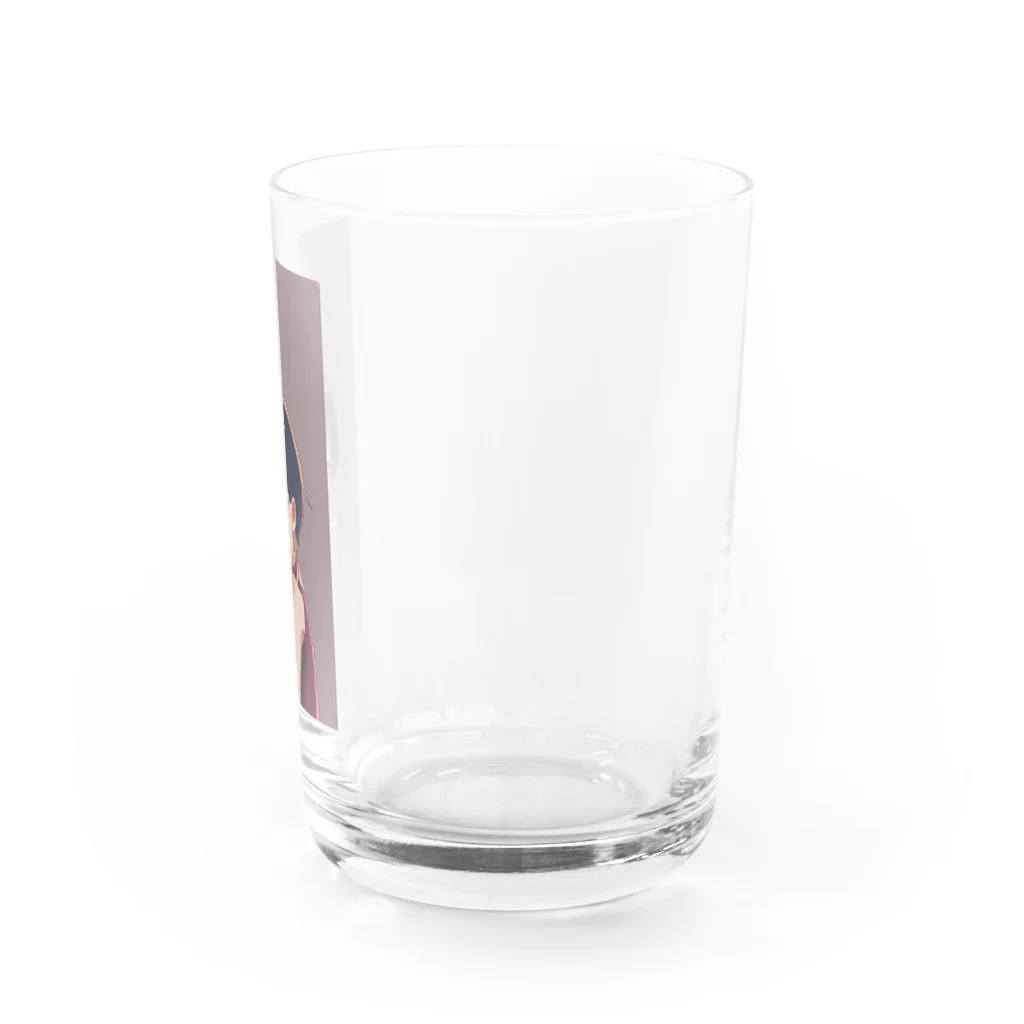 のん@お絵描き垢のたばこをすう女の子 Water Glass :right