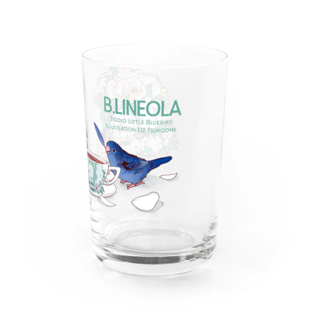 リズさんち🦜👶✨のサザコバルトちゃんティータイム Water Glass :right