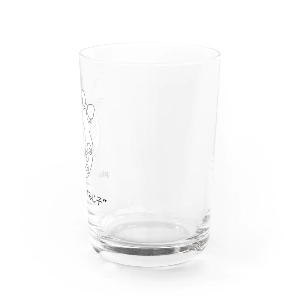 トス屋めだかのplankton"みじ子" Water Glass :right