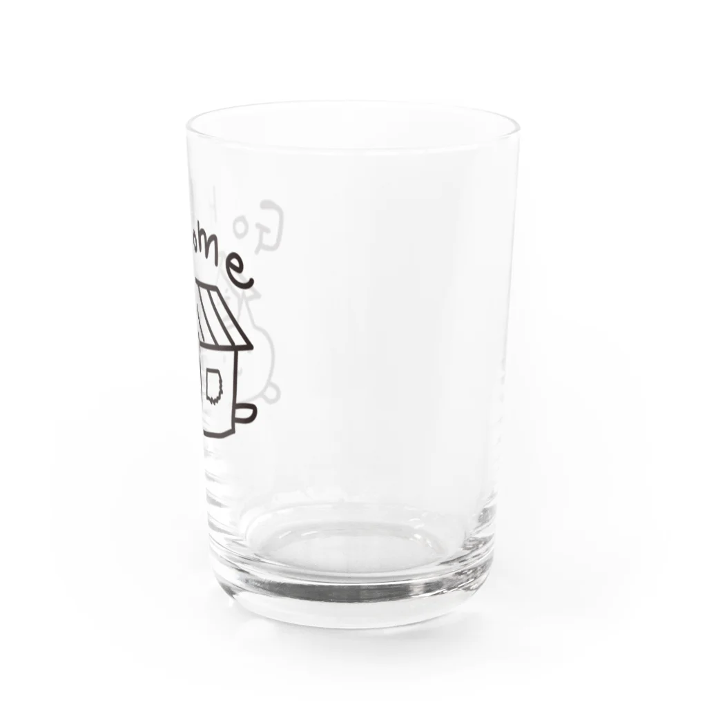 かぶとらのゆるいねこ　「go gome」 Water Glass :right