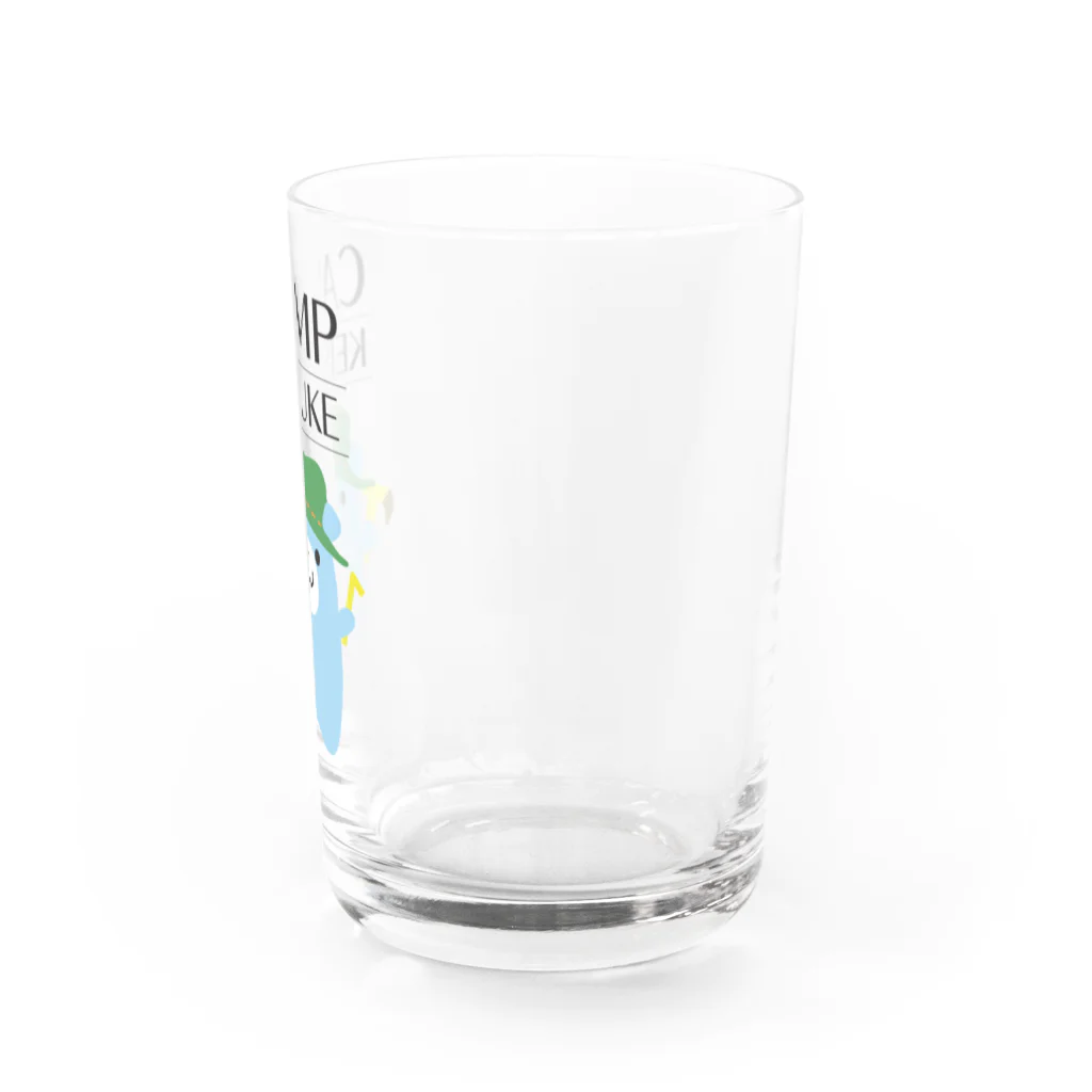 うにくのキャンプクマスケ Water Glass :right