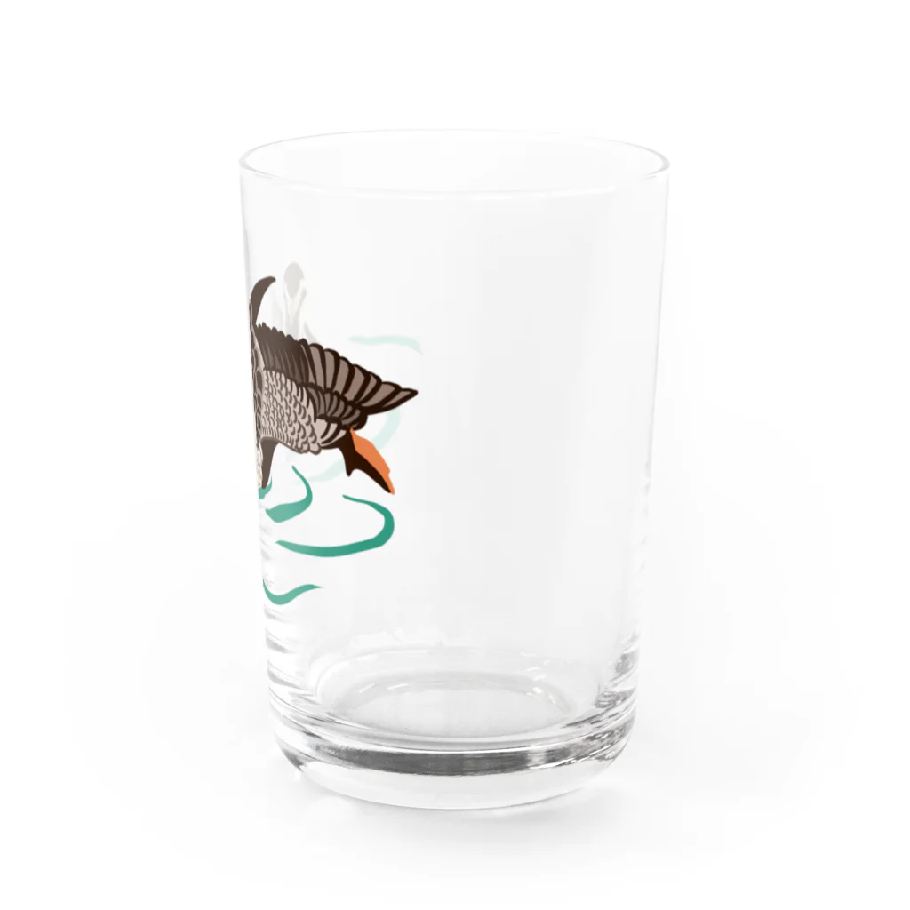 pichikuri_piのカルガモ Water Glass :right