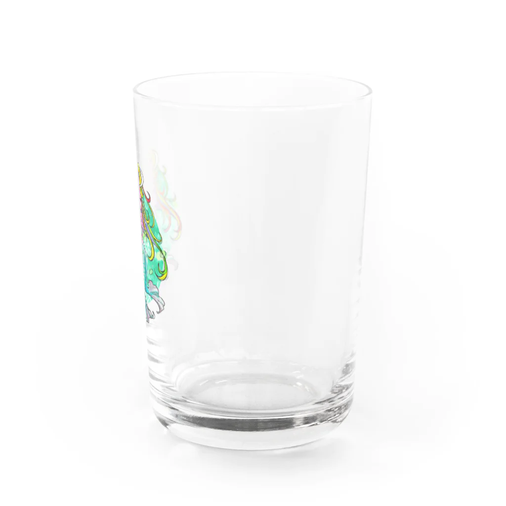 SS OTOKO & MAKIARTのアマビエちゃん Water Glass :right