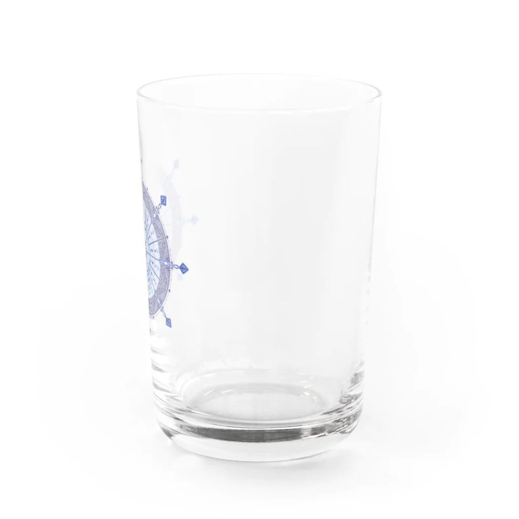 叶望の雪の結晶グラス Water Glass :right