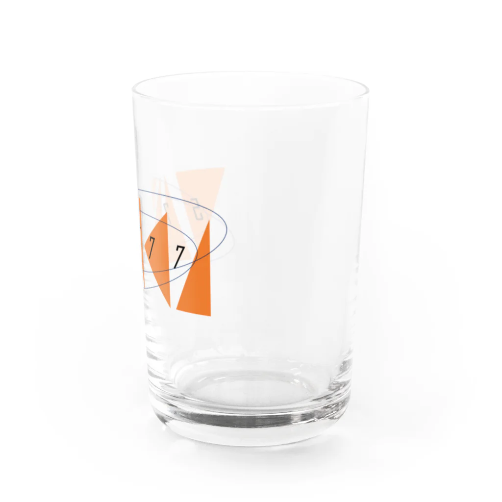 あの井のTANKAロゴ４ Water Glass :right