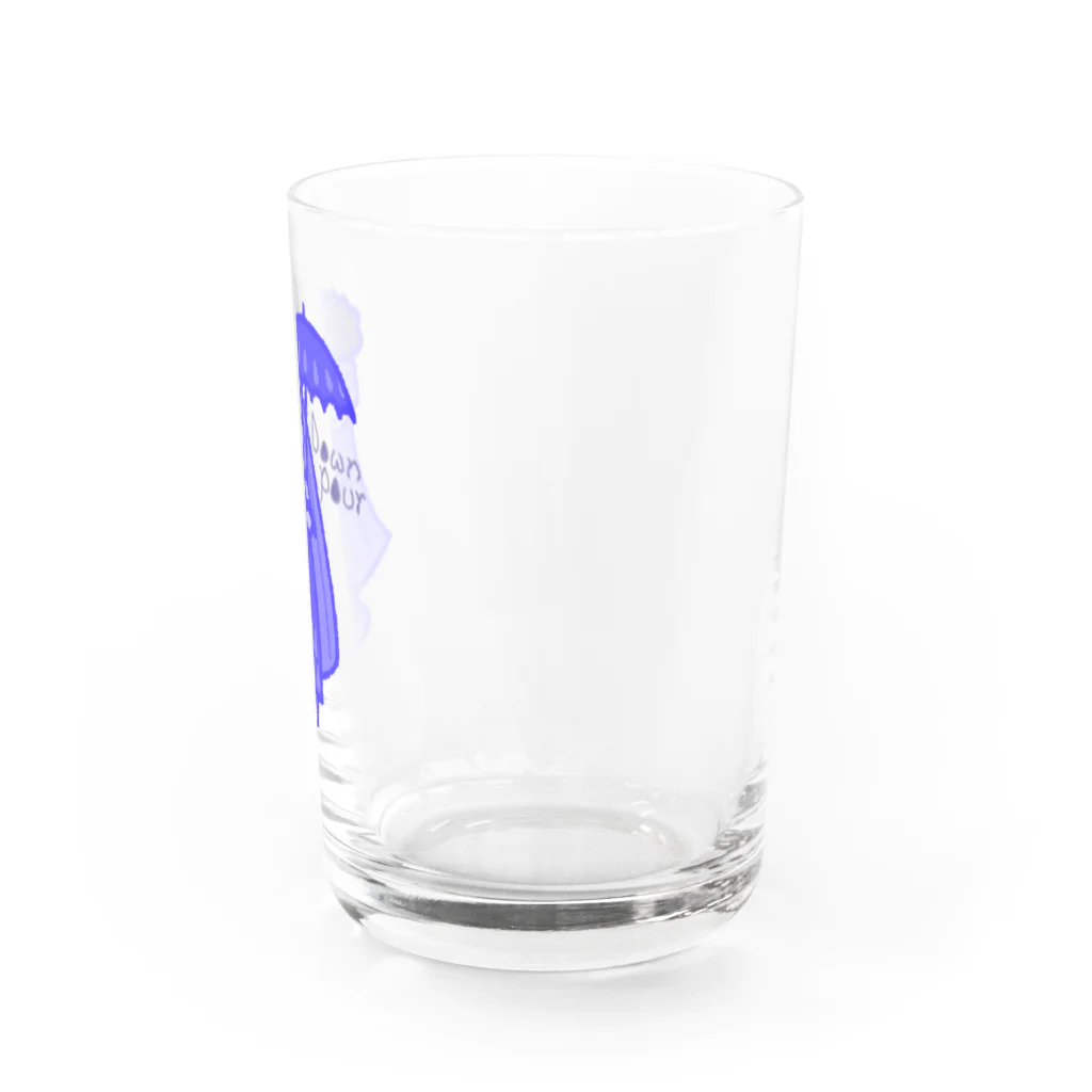 ウサネコのウェザーず＊ドシャブリさん Water Glass :right