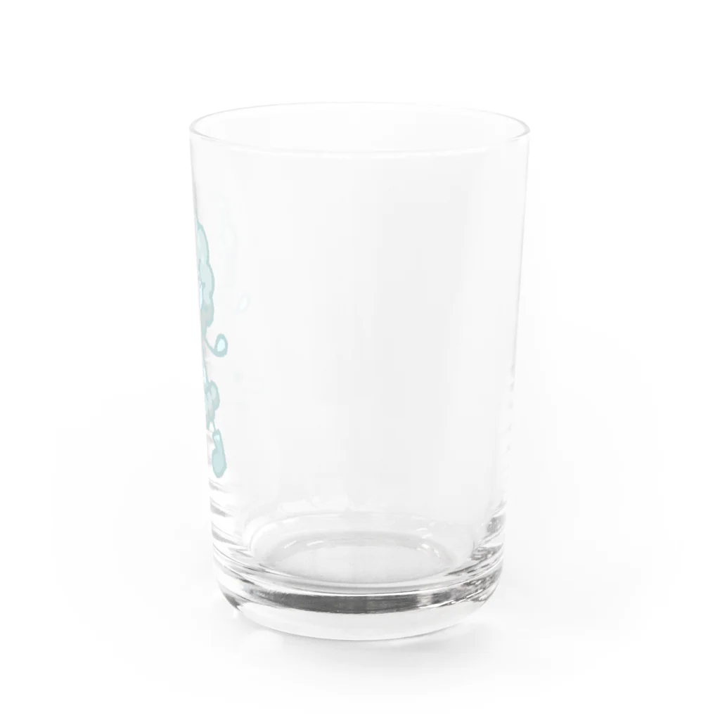 ウサネコのウェザーず＊クモリちゃん Water Glass :right