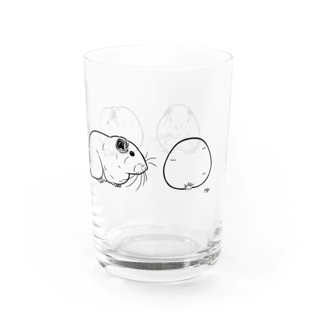 ねずりすSHOPの４面グンディ Water Glass :right