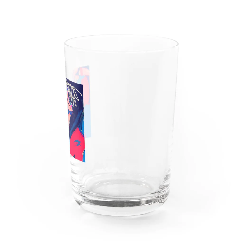 大寒波露営のThe Slit-Mouthed Woman Water Glass :right