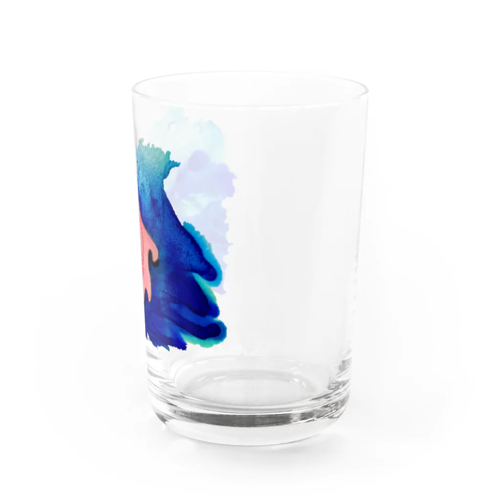 がちPA　秋田♡のメンダコ海をゆく Water Glass :right