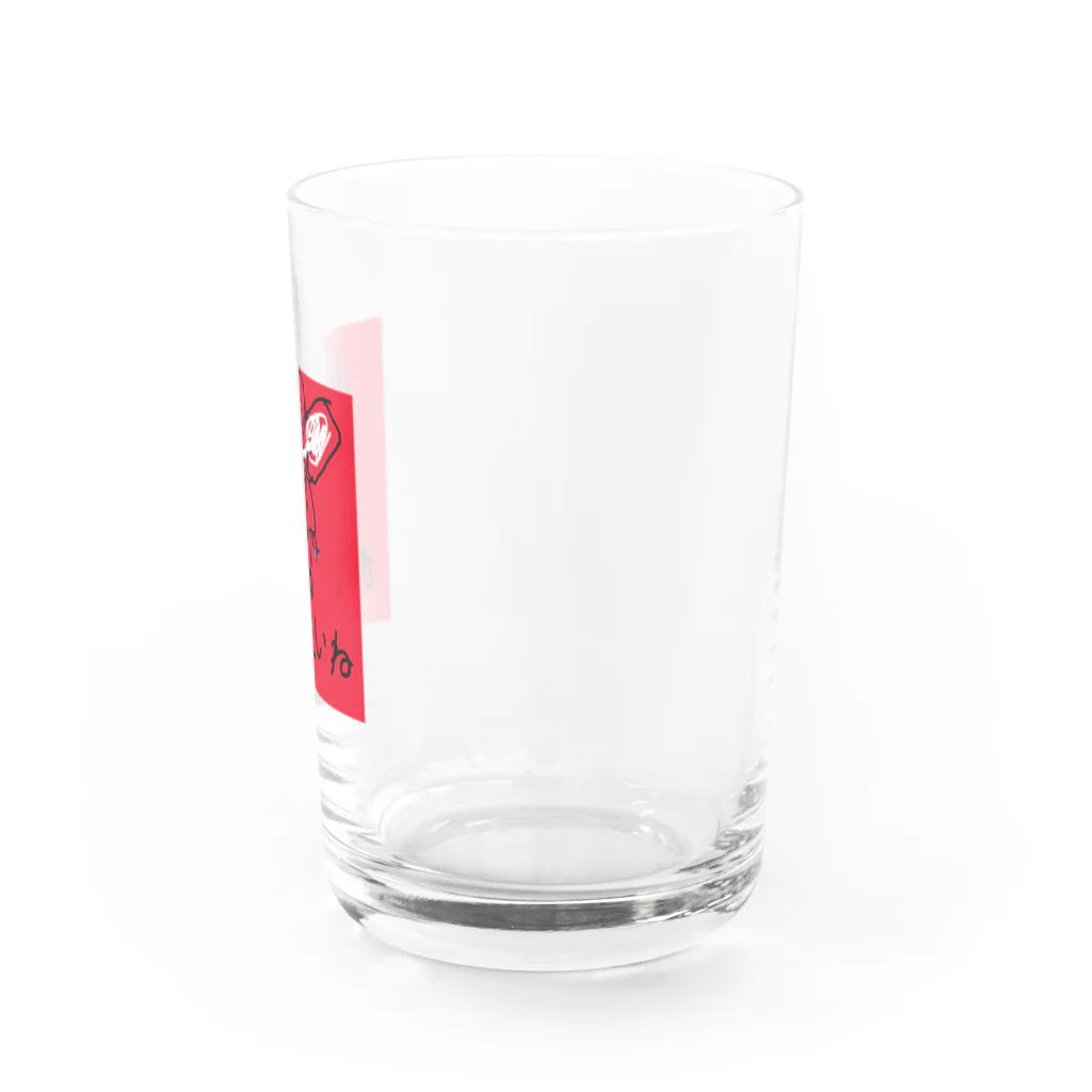 夢遊病患者　ヤバいショップのおいしいね Water Glass :right