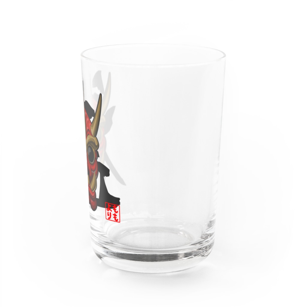 ももよりの餅割鬼面 Water Glass :right