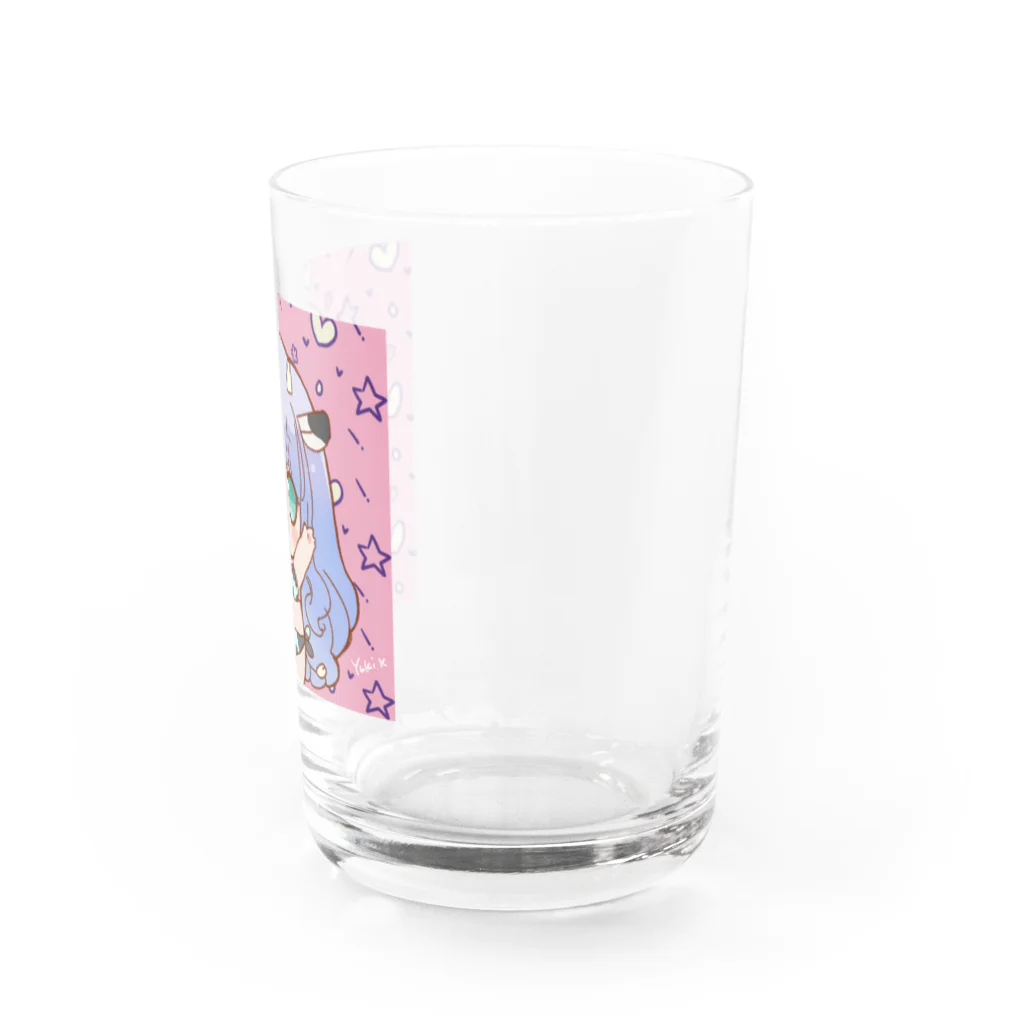 ゆきんこのお店SUZURI支店のセクシー牛ちゃん Water Glass :right