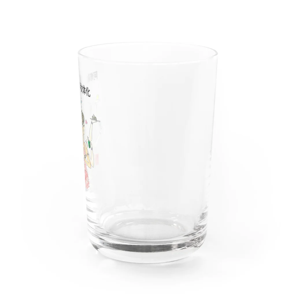 京都の魔雑貨堂の阿修羅像女体化 Water Glass :right