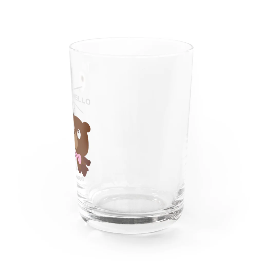 イラスト MONYAAT のKUMACHOCO* CHOCOLATE IS MY LIFE *A Water Glass :right