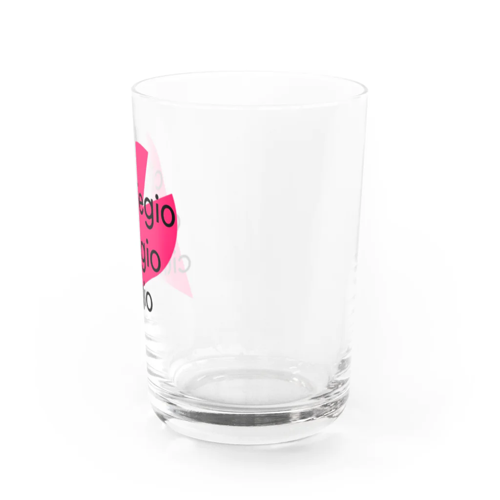 soba　bar　ciliegio　ソババル チリエージョ　弘前のSAKURAロゴ タンブラー Water Glass :right