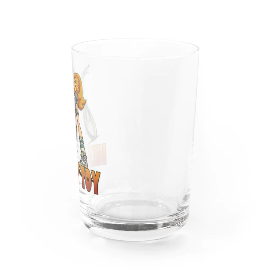 nidan-illustrationの"HEAVY TOY” Water Glass :right