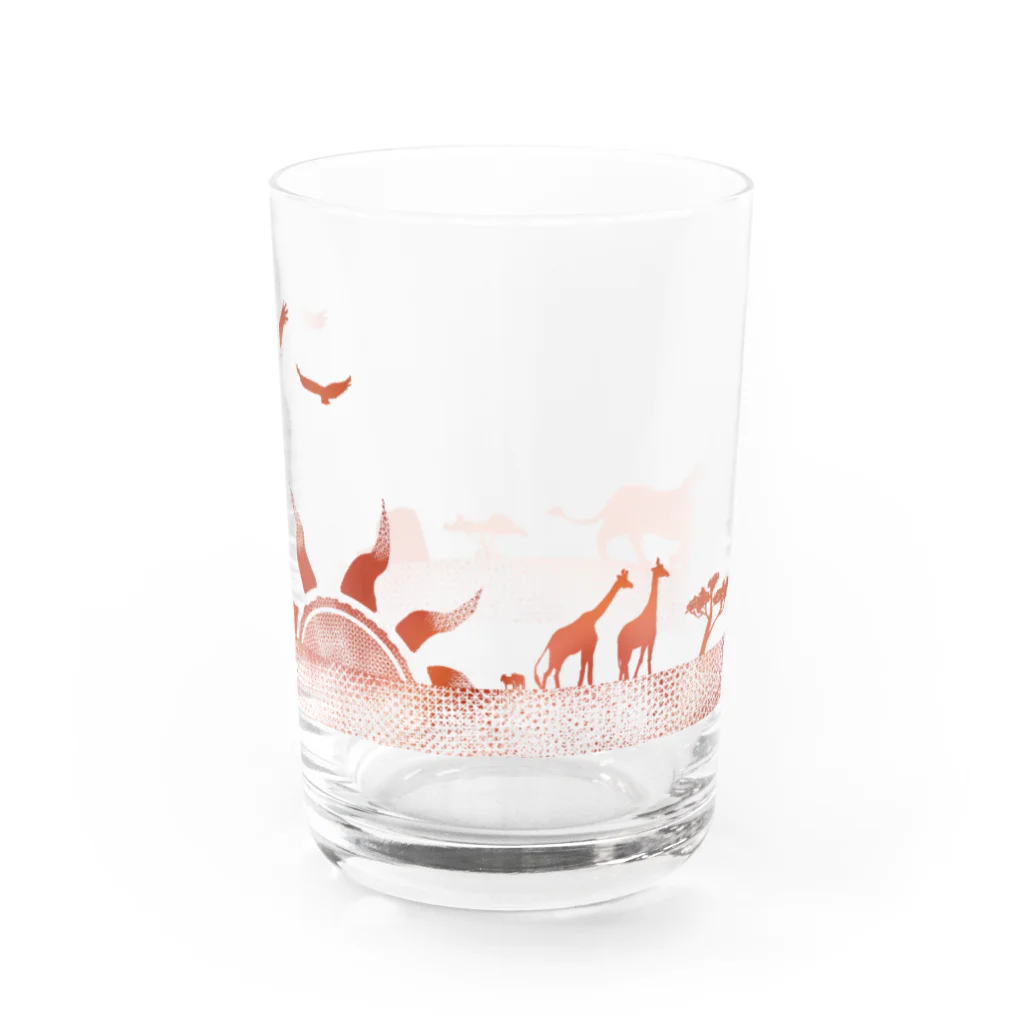 komakkou64のアフリカの大平原 Water Glass :right