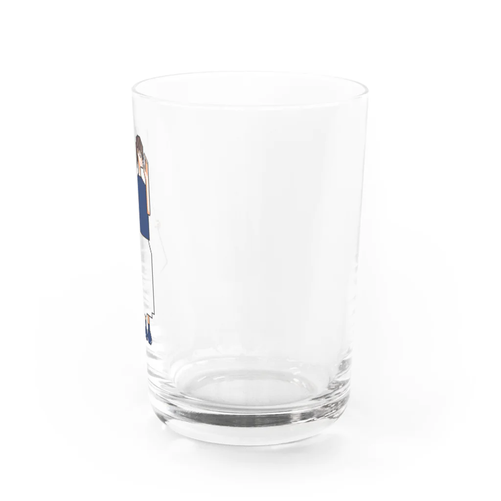 ずぅんの透明なスカートの女の子 Water Glass :right