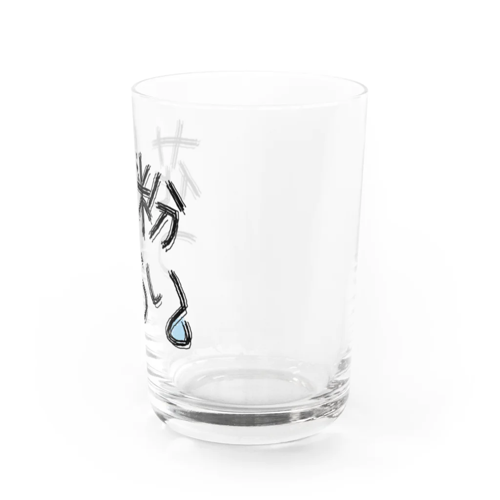 funny friendsの花粉つらい Water Glass :right