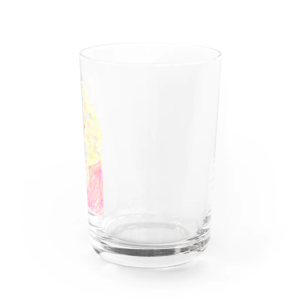 honey bunnyの髪に花をつけた女の子 Water Glass :right