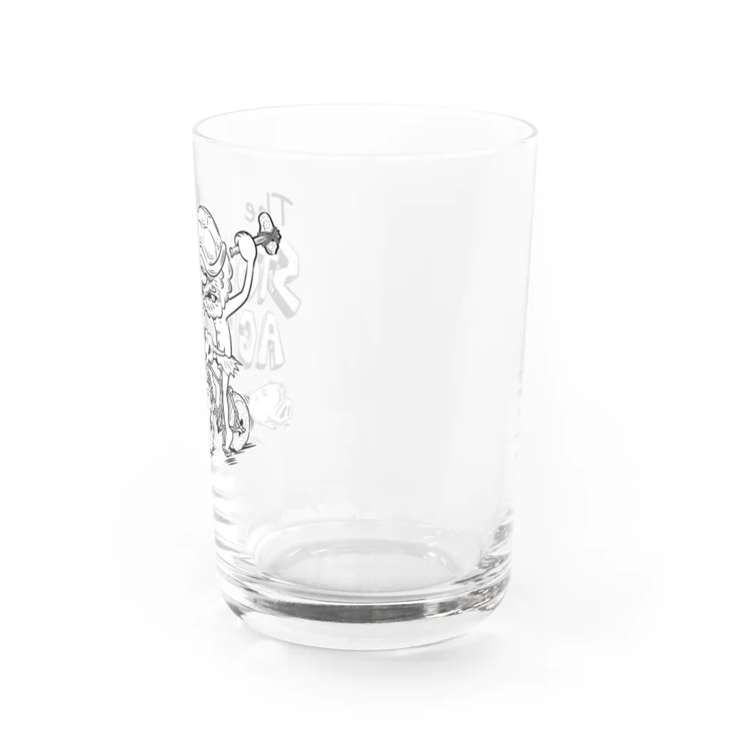 nidan-illustrationの"The STONE AGE" #1 Water Glass :right