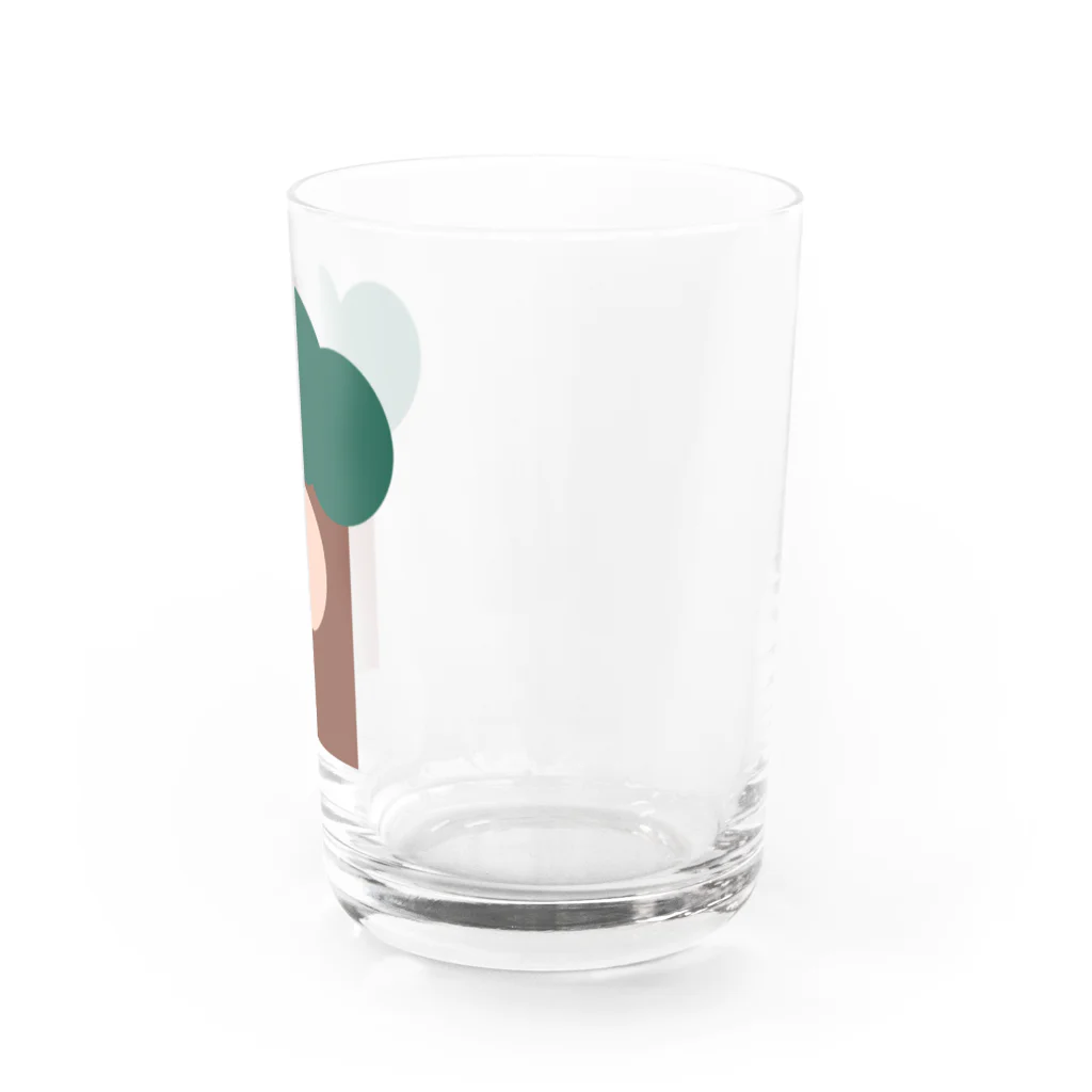 銀ペニ🐘🦷の杉の木ピクトグラム Water Glass :right