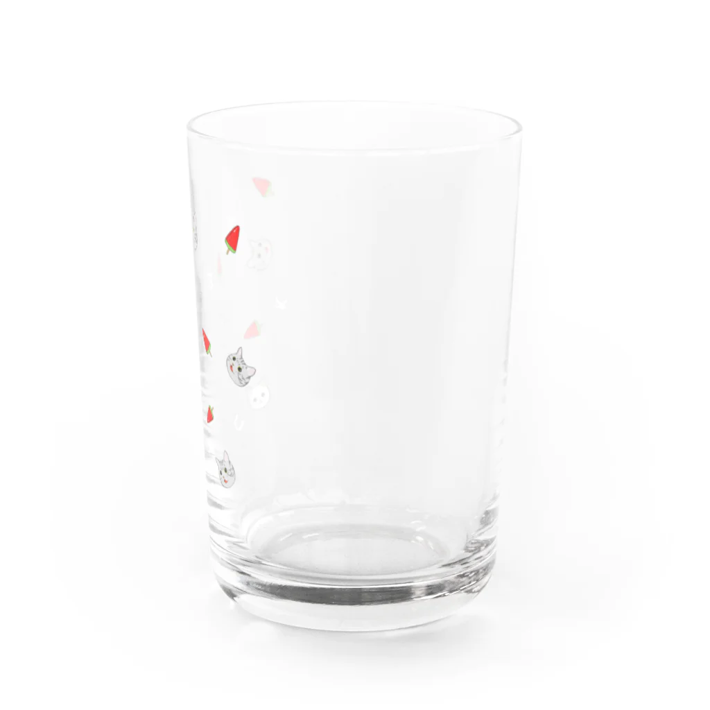 ｽｲｶﾁｬﾝ🍉の透けて可愛い♡コダマグラス Water Glass :right