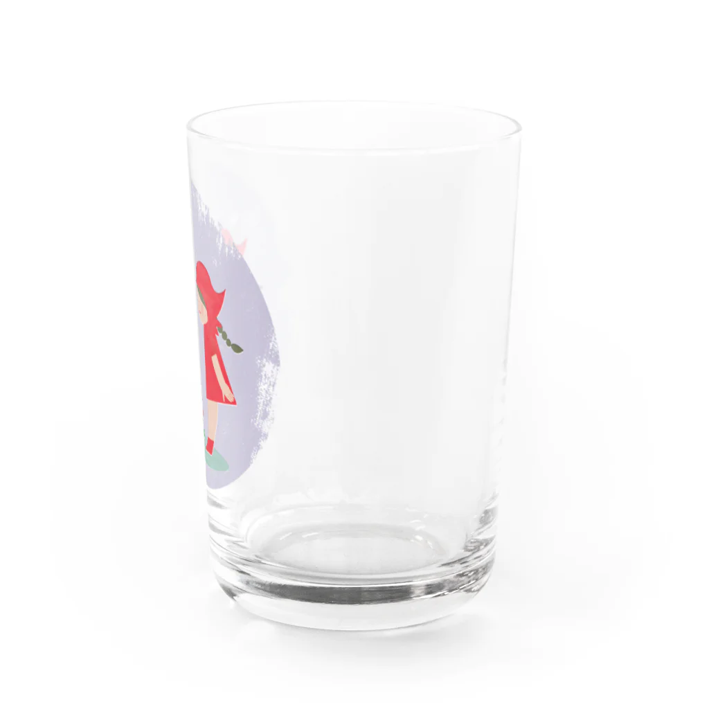 ワシキタチナツ|Illustrationの赤い頭巾のあかずきん Water Glass :right