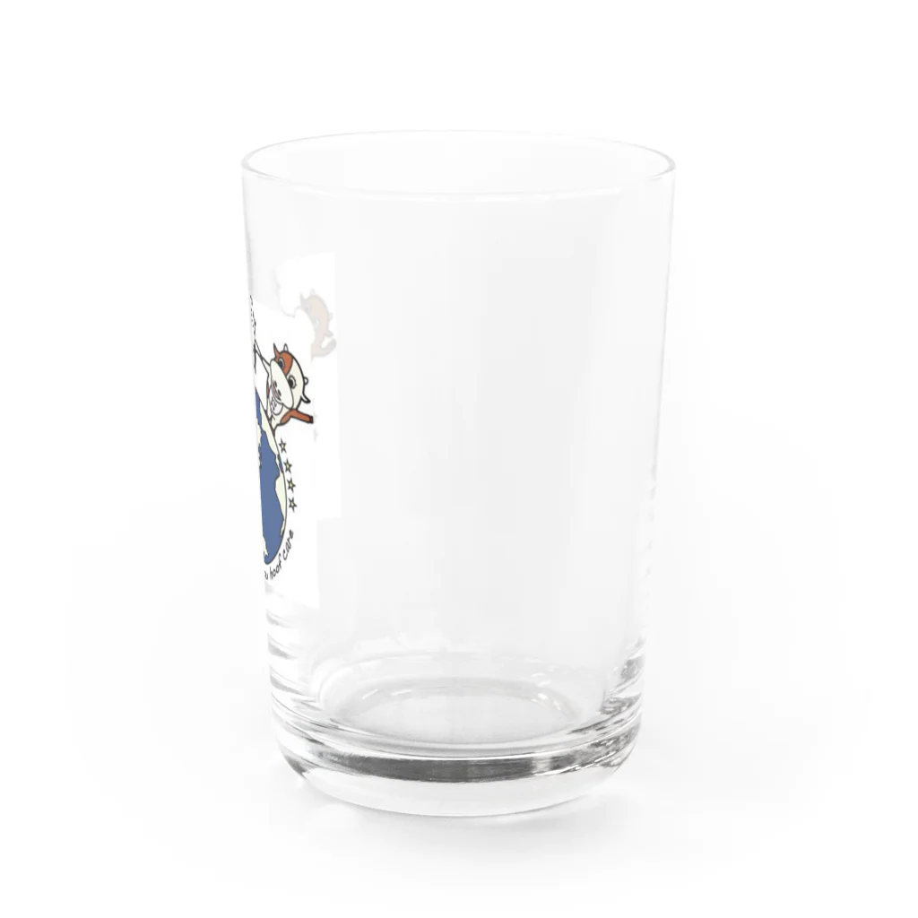 グッデイCOW のワールドカウ Water Glass :right