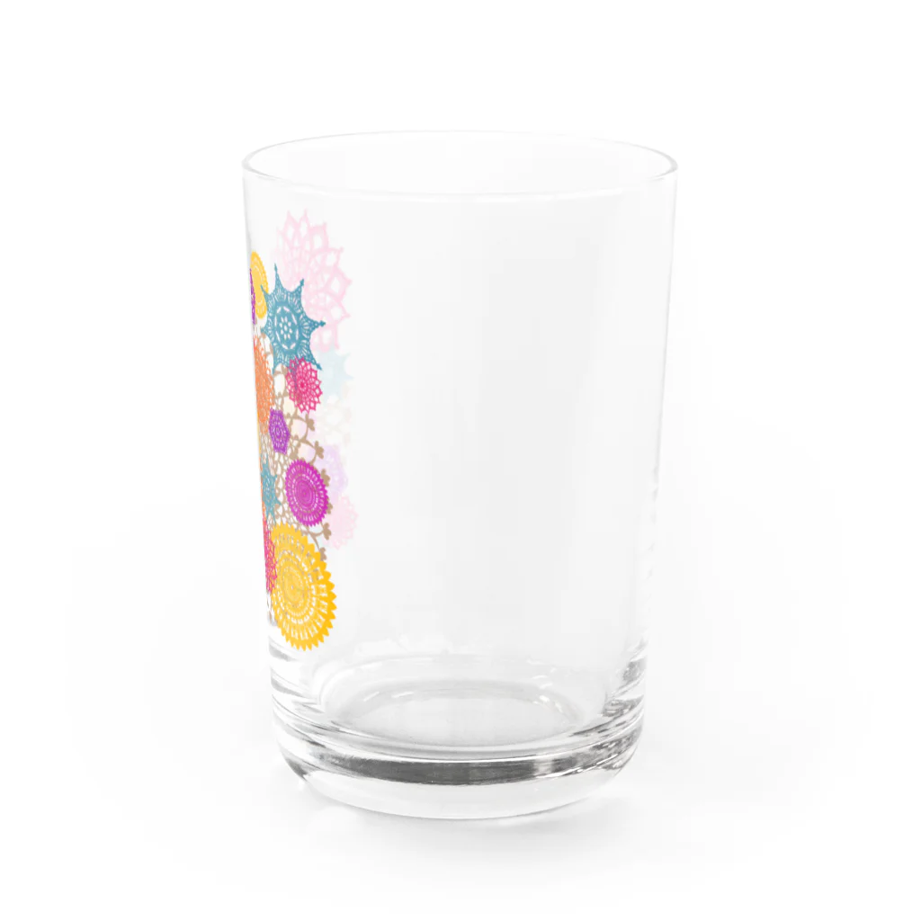 sandy-mのレースのお花畑 トロピカルカラー Water Glass :right