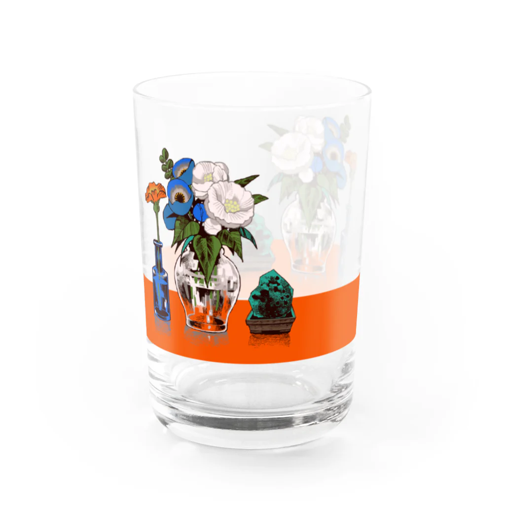 tomidoronの生花を見守る石・テーブル付き Water Glass :right