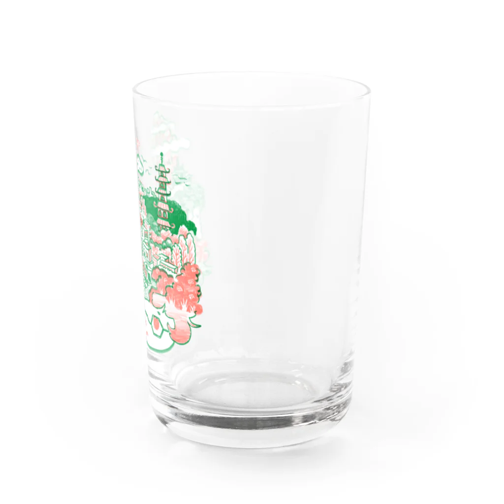 惑星2815の顔ちゃん　（仙人のいるまち） Water Glass :right