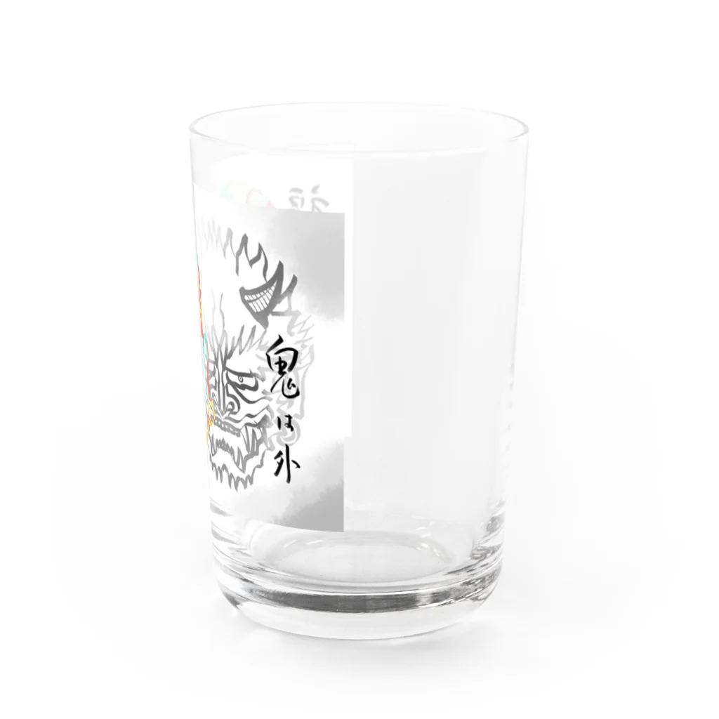 HEYの鬼はそと、福はうち Water Glass :right