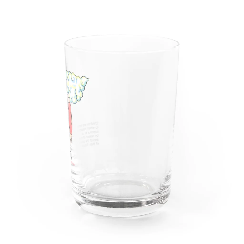 コミチアートショップの雲子さん Water Glass :right