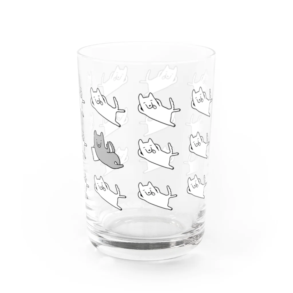 ゆるいぬ部のゆる群衆グラス Water Glass :right